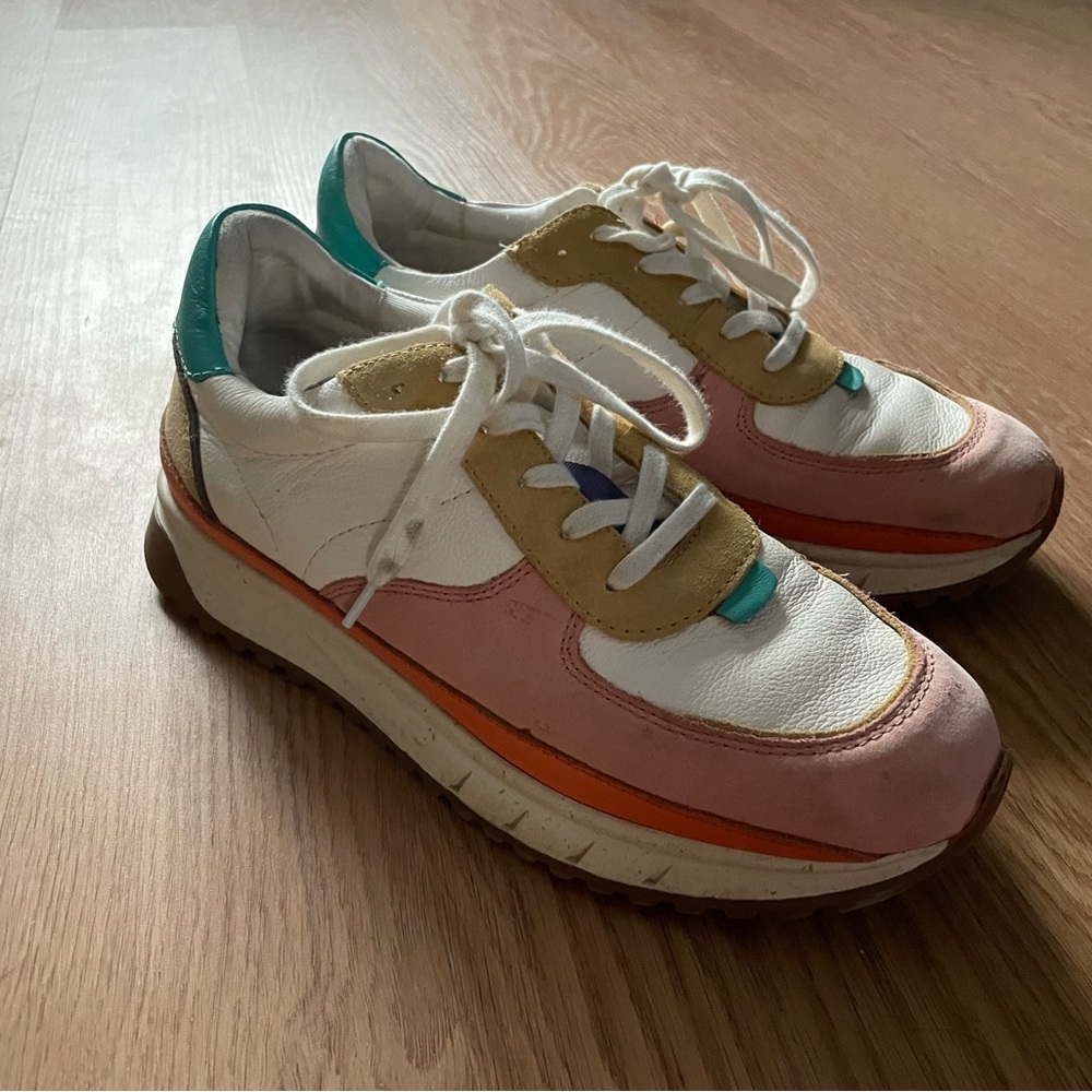 Madewell Pink and White Women's Sneakers